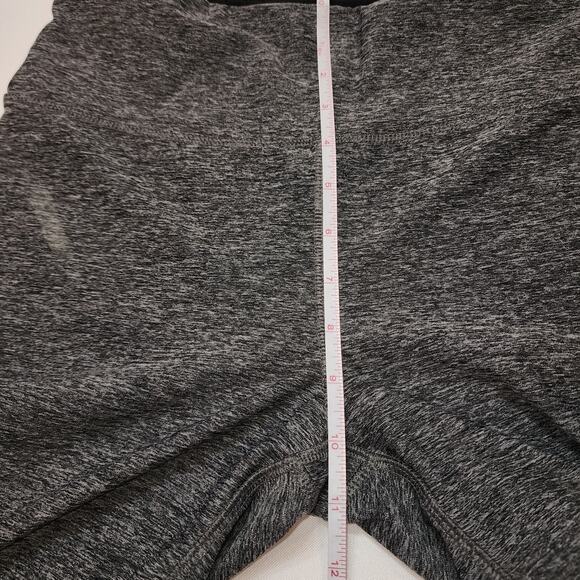 ABS CROPPED LEGGINGS HEATHERED GRAY SIZE MEDIUM - Picture 6 of 7